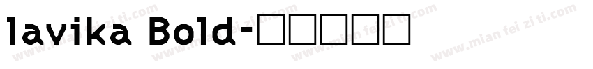 lavika Bold字体转换